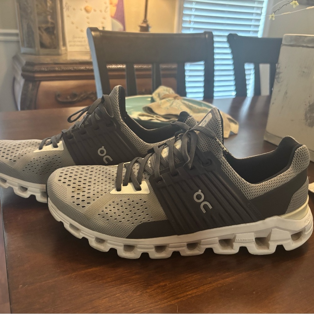 On Running Men's Gray Athletic Shoes